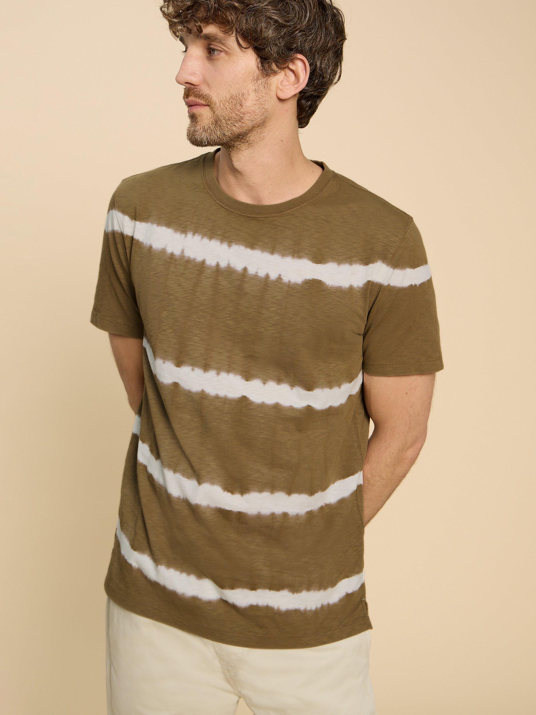 White Stuff Tie Tee, Green/Natura
