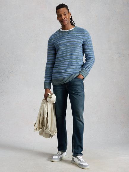 White Stuff Eastwood Straight Fit Jeans, Dark Blue, Dk Blue