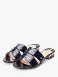 Moda in Pelle Murah Patent Mocc Croc Sandals