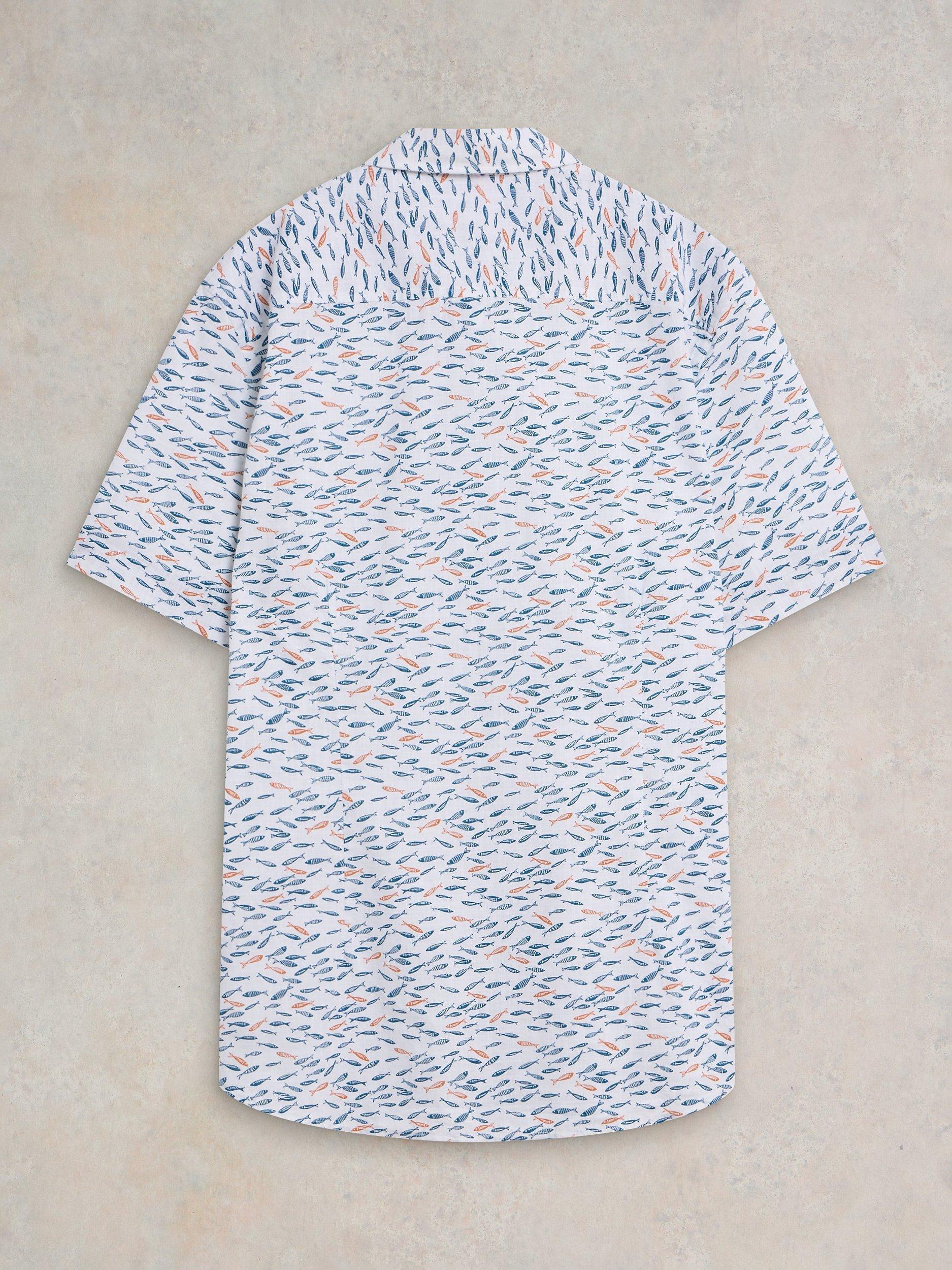 White Stuff Shoal Shirt, White/Multi, XS