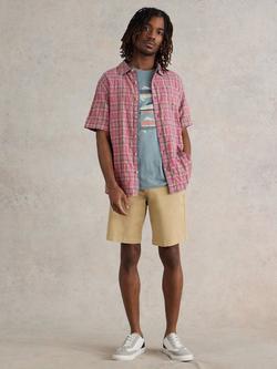 White Stuff Madras Shirt, Pink/Multi