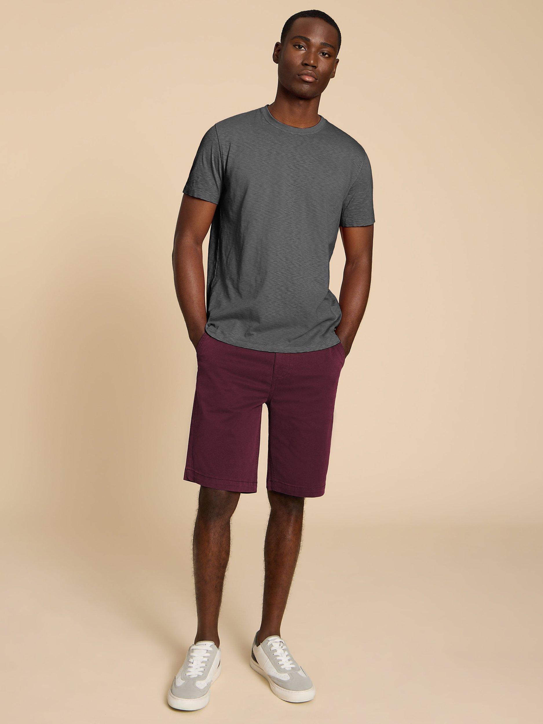 Product image 1 of 7, which shows White Stuff Sutton Shorts, Dark Plum, 30S
