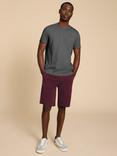 White Stuff Sutton Shorts, Dark Plum