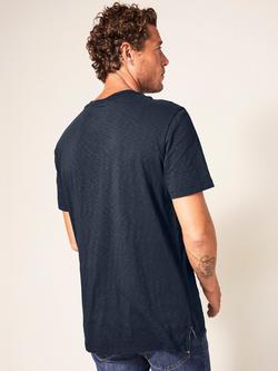 White Stuff Abersoch Cotton T-Shirt - view 2, Dark Navy