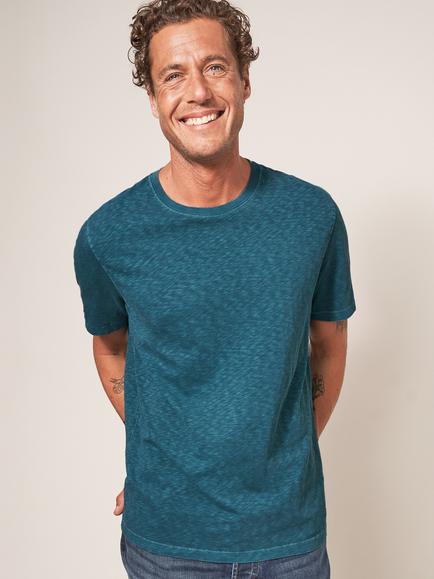 White Stuff Abersoch Cotton T-Shirt, Teal, Teal