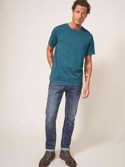 White Stuff Abersoch Cotton T-Shirt, Teal - view 2, Teal