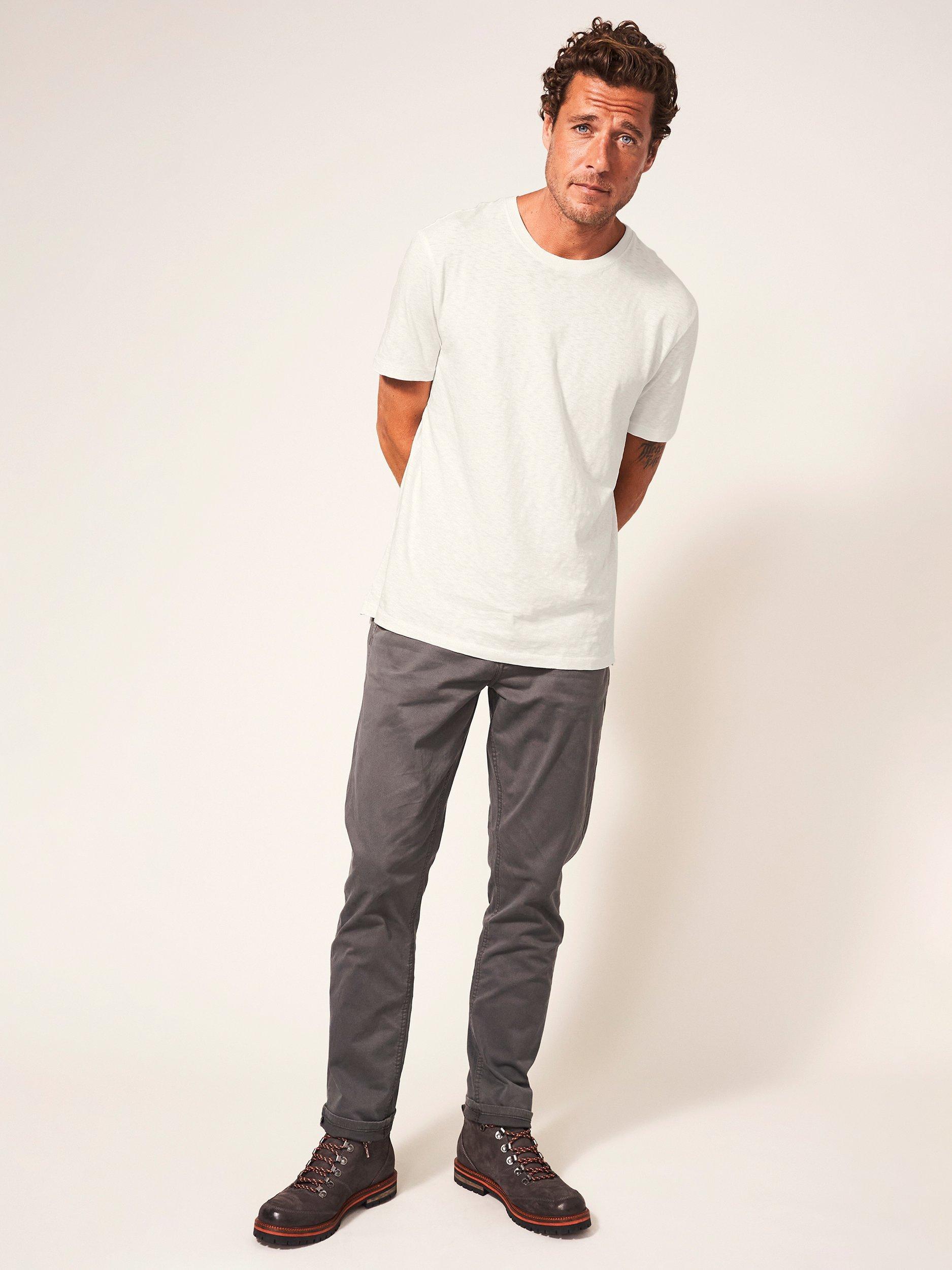 Product image 1 of 7, which shows White Stuff Abersoch Tee, White, S