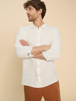 White Stuff Pembroke Linen Shirt, White