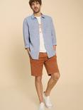 White Stuff Pembroke Linen Shirt, Light Blue