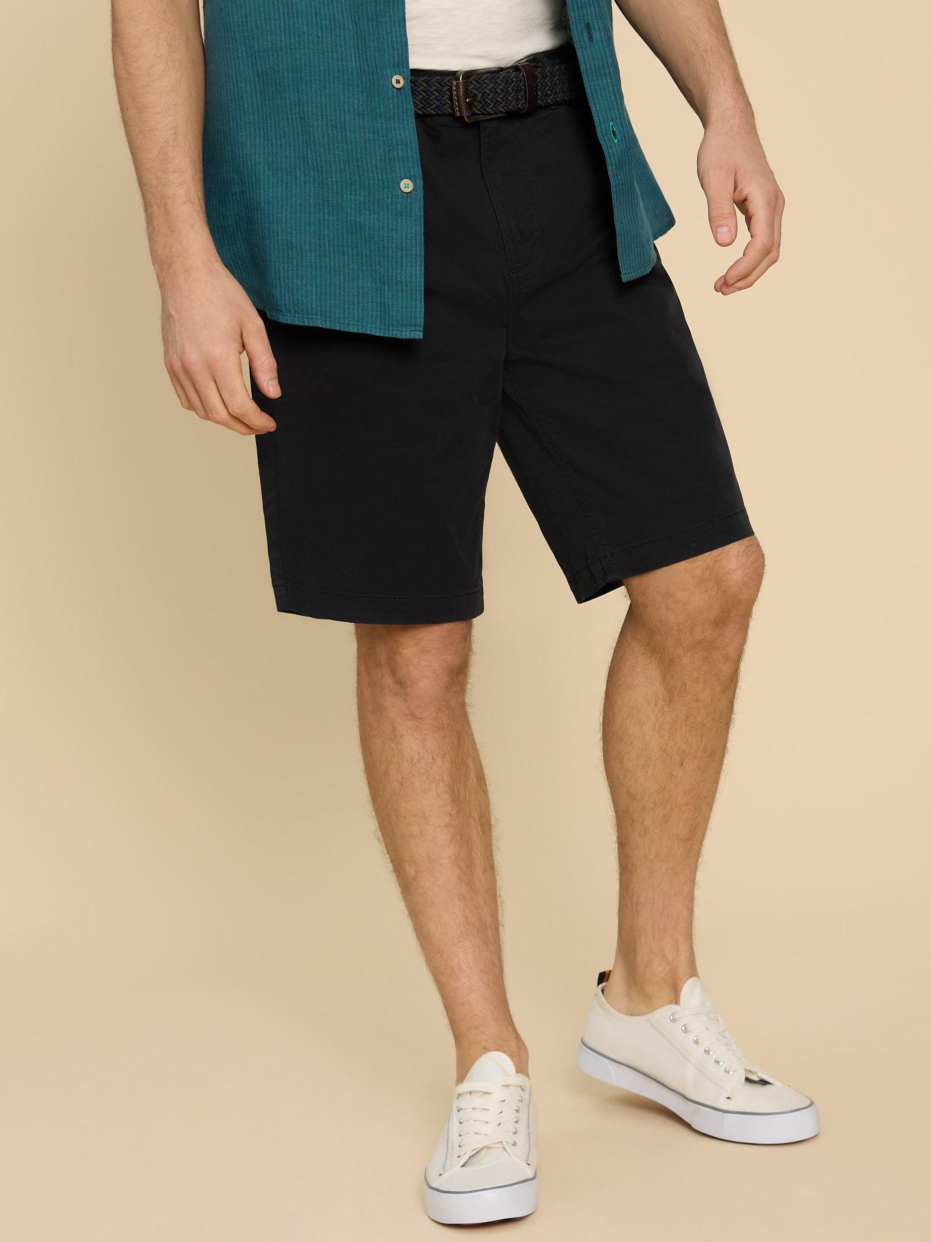 White Stuff Sutton Shorts, Washed Black, 30S