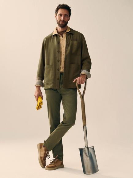 White Stuff Sutton Trousers, Khaki Grn