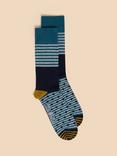 White Stuff Hotch Socks, Navy/Multi