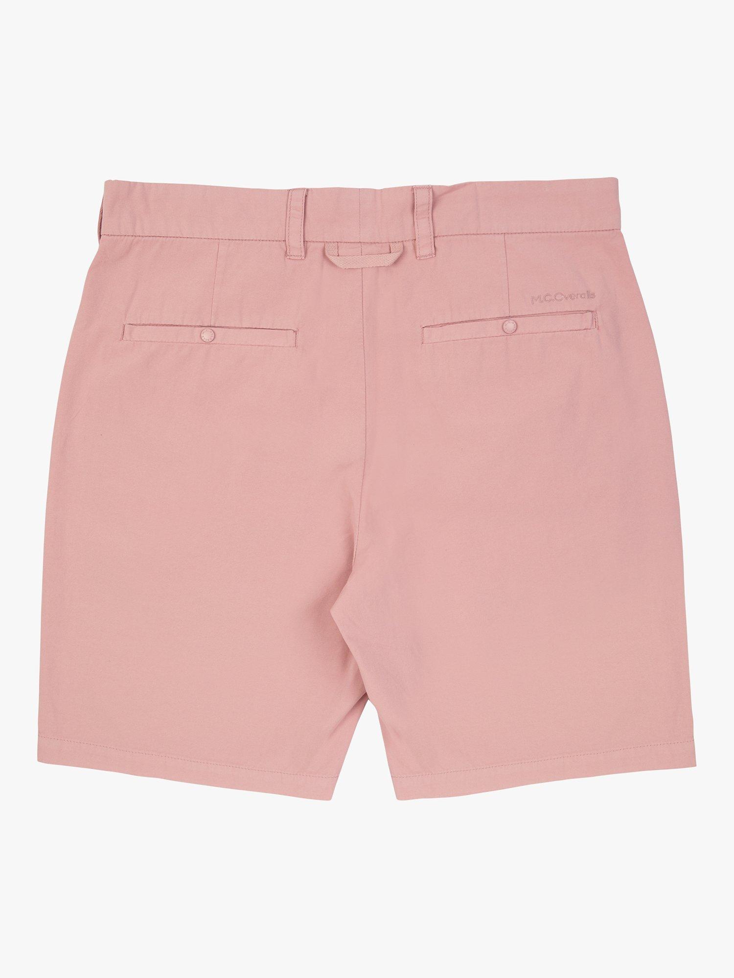 Product image 4 of 6, which shows M.C.Overalls Cotton Shorts, Dusty Pink, XXS
