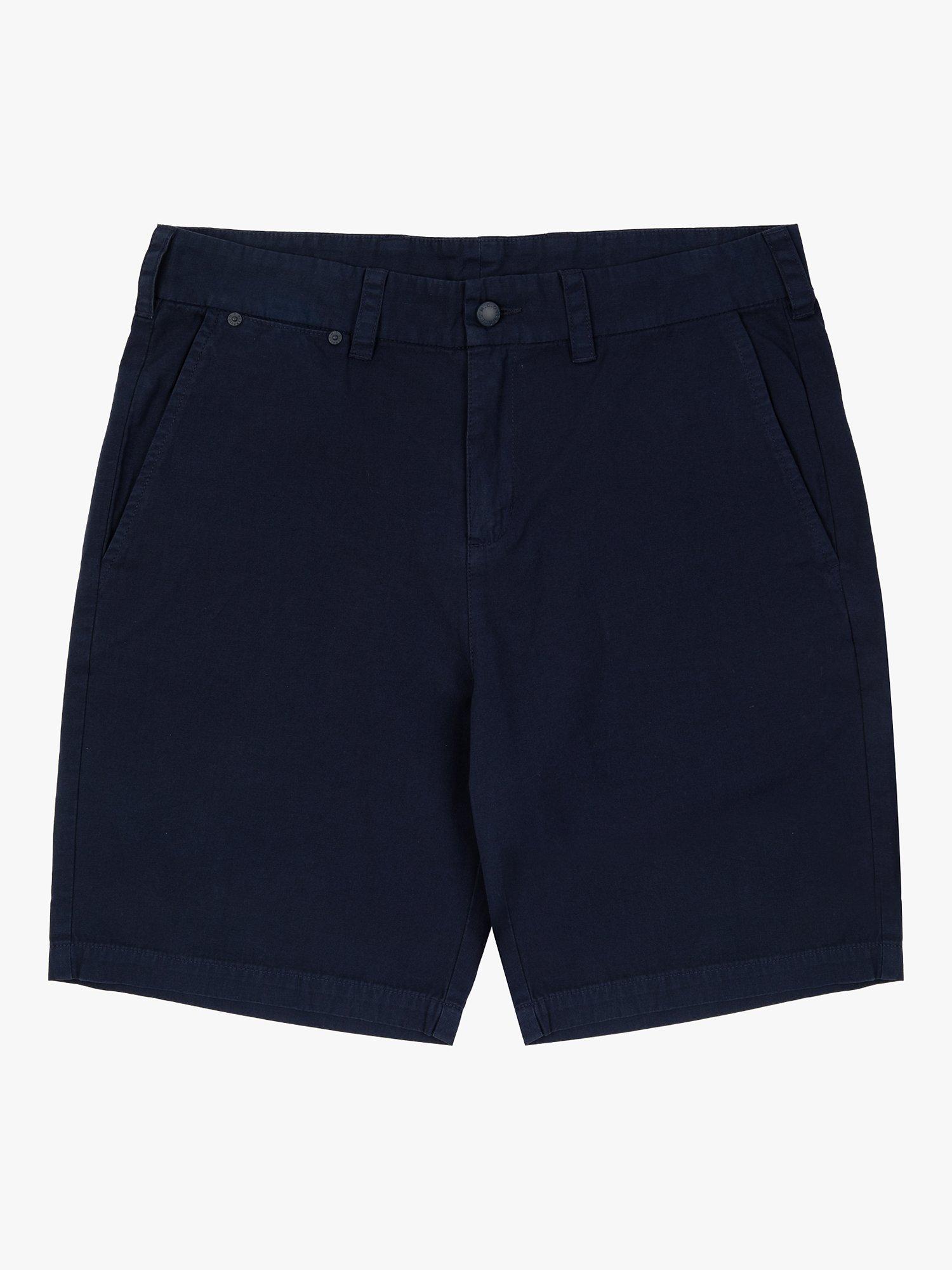 Product image 1 of 4, which shows M.C.Overalls Cotton Shorts, Navy, XXS