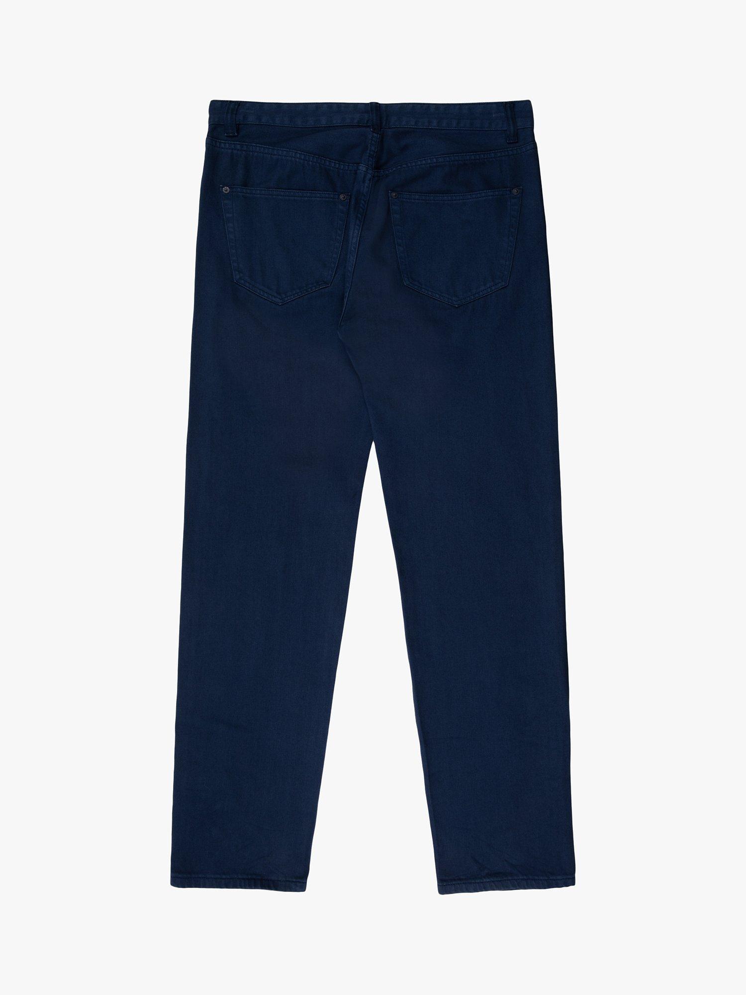 Product image 8 of 9, which shows M.C.Overalls 5 Pocket Regular Fit Denim Jeans, Navy, W26/L32
