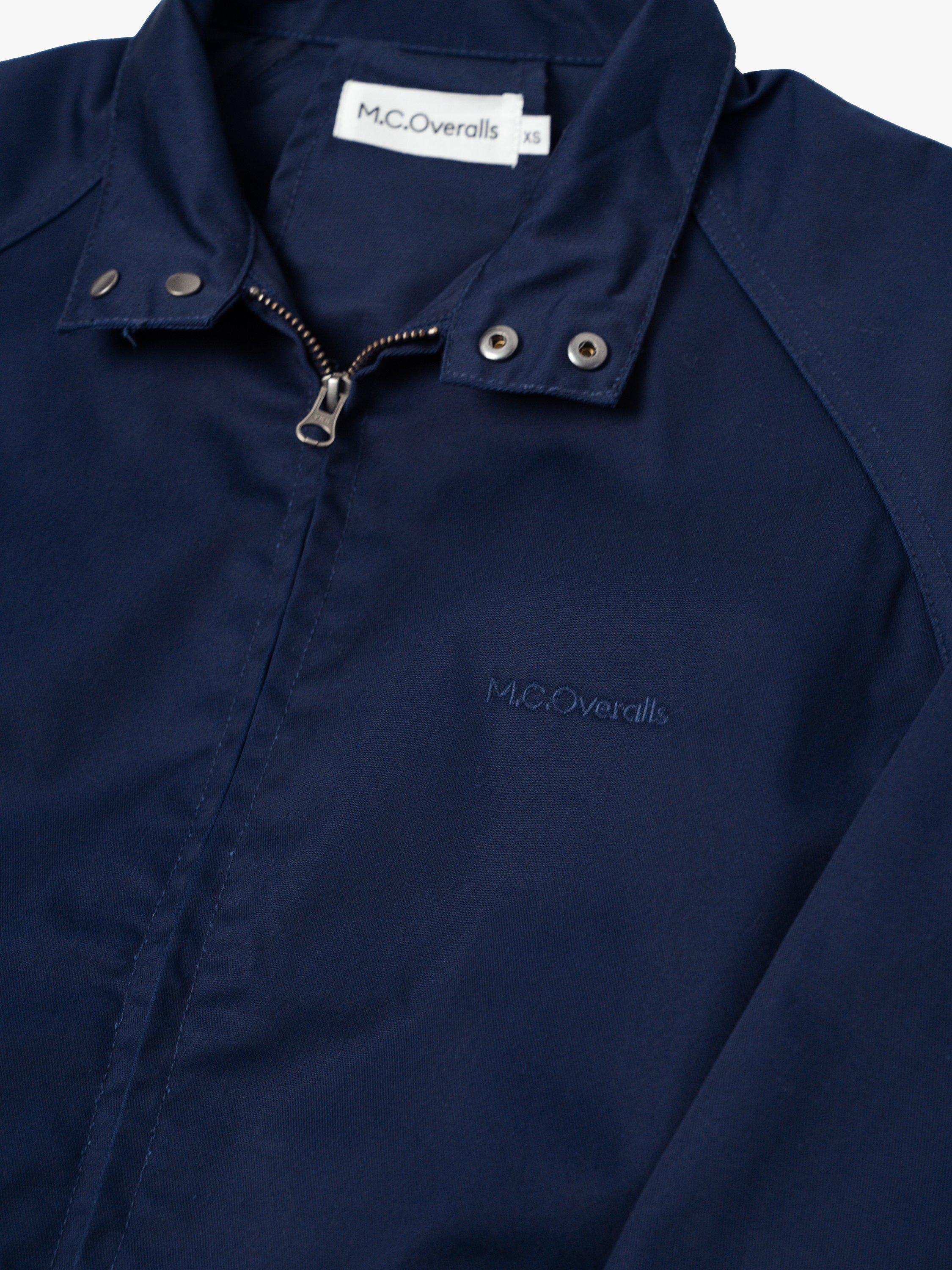 Product image 4 of 4, which shows M.C.Overalls Harrington Jacket, Navy, XS
