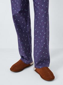 John Lewis Sheepskin Mule Slippers - view 2, Chestnut