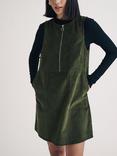 Nobody's Child Homerton Corduroy Pinafore Dress, Green