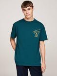 Tommy Jeans Regular Fit City T-Shirt, Deep Seawater