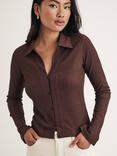 Nobody's Child Arizona Ribbed Shirt, Brown