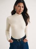 Nobody's Child Lyra Funnel Neck Top, Cream