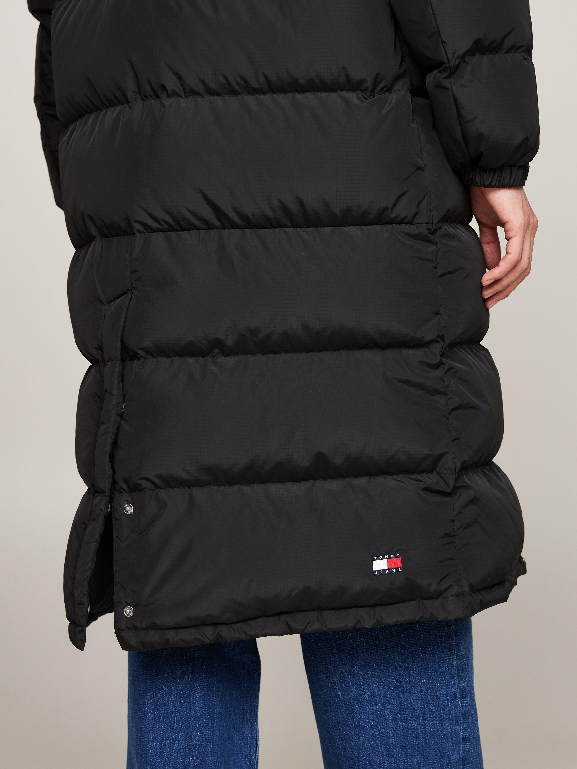 Product image 4 of 5, which shows Tommy Jeans Alaska Maxi Parka Jacket, Black, S