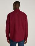 Tommy Jeans Regular Fit Organic Cotton Corduroy Shirt, Deep Rouge