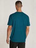 Tommy Jeans Regular Fit Signature T-Shirt, Deep Seawater