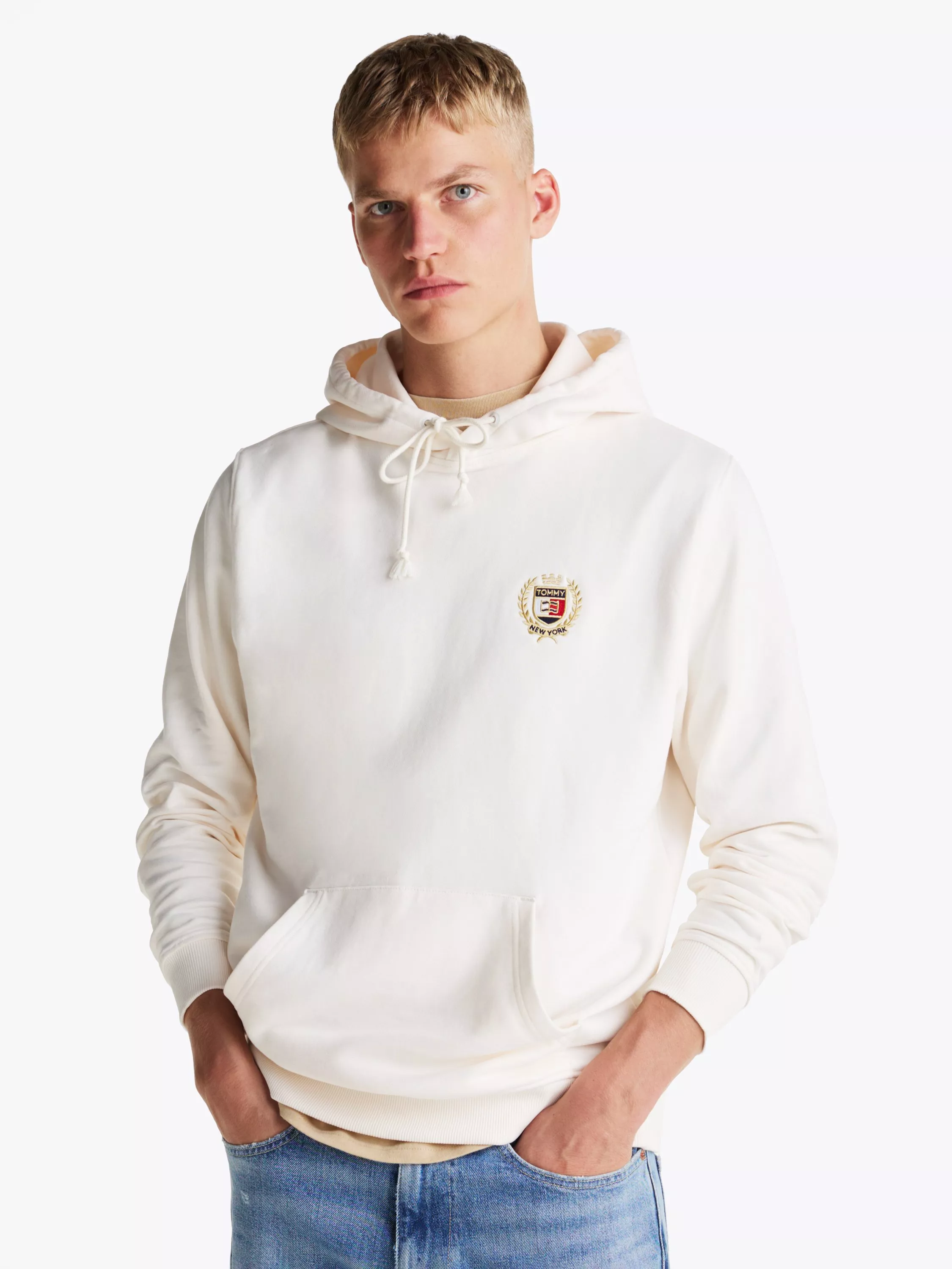 Tommy jeans crest hoodie clearance
