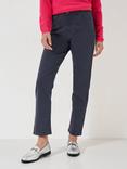 Crew Clothing Brompton Cotton Twill Trousers, Navy Blue