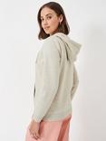 Crew Clothing Heritage Zip Through Hoodie, Oatmeal