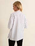 Phase Eight Ashlyn Stripe Top, White