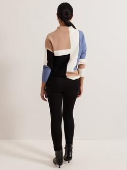 Phase Eight Petite Amina Skinny Trousers - view 2, Black