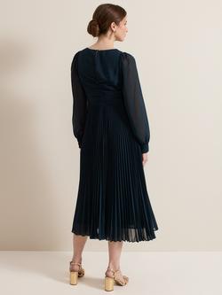 Phase Eight Petite Kindra Dress, Teal - view 2, Teal