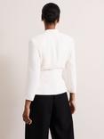 Phase Eight Sophin Corsage Jacket, Ivory