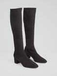 L.K. Bennett Eldon Stretch Suede Knee High Boots