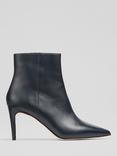 L.K. Bennett Aster Nappa Leather Ankle Boots, Navy