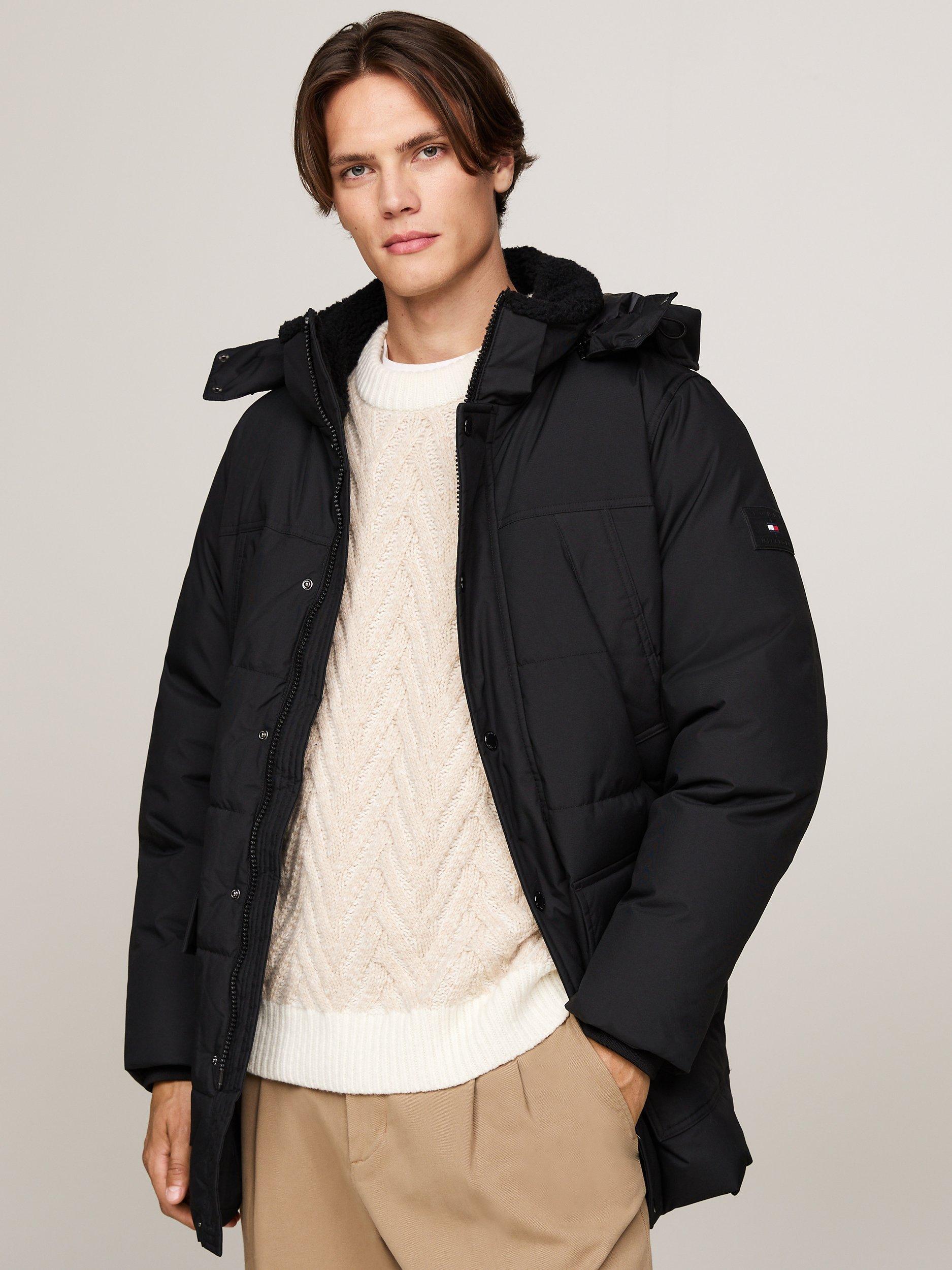 Product image 1 of 5, which shows Tommy Hilfiger Rockie Utility Parka, Black, XS