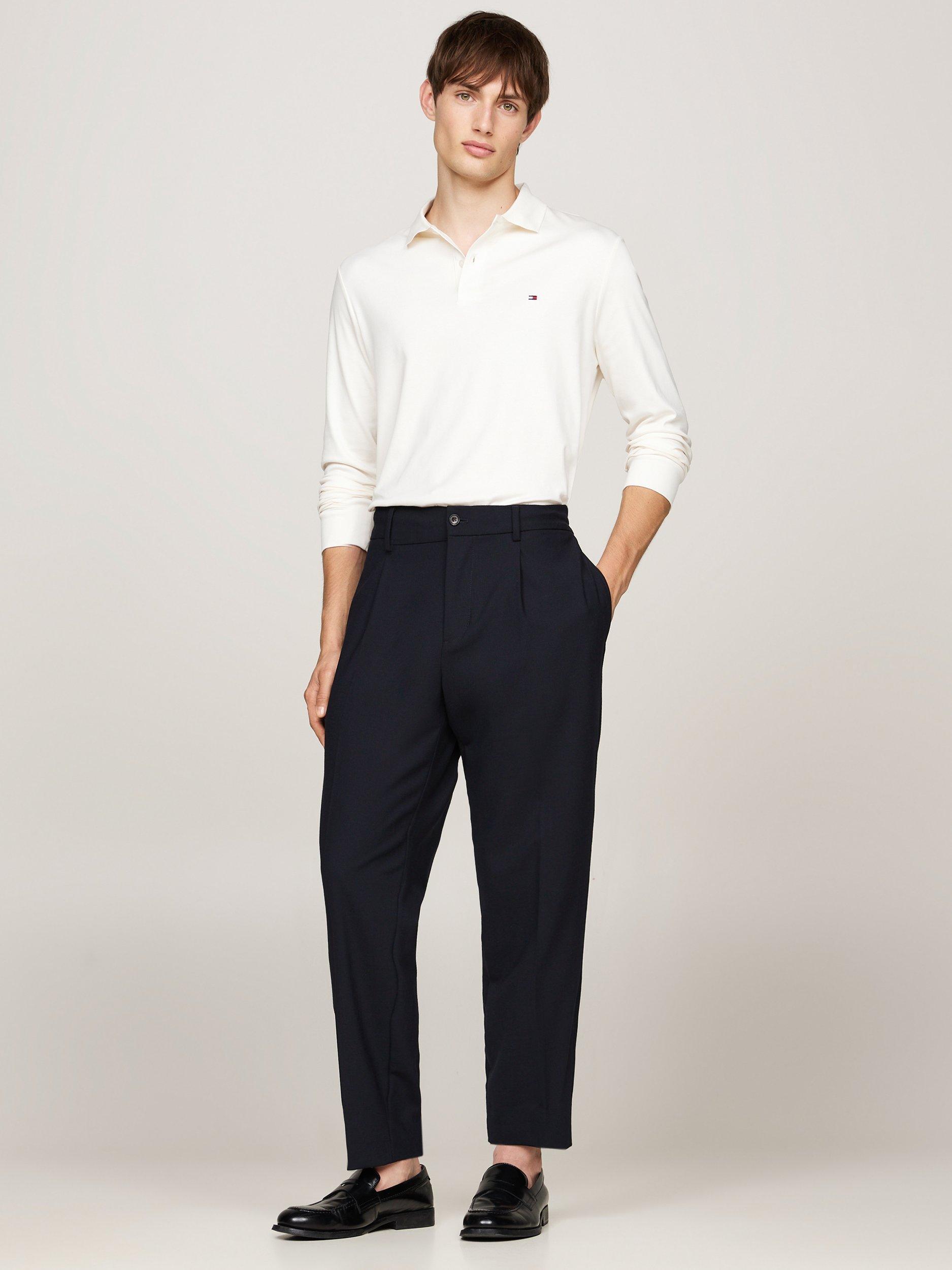 Product image 3 of 5, which shows Tommy Hilfiger Liquid Polo Shirt, Ivory Petal, M