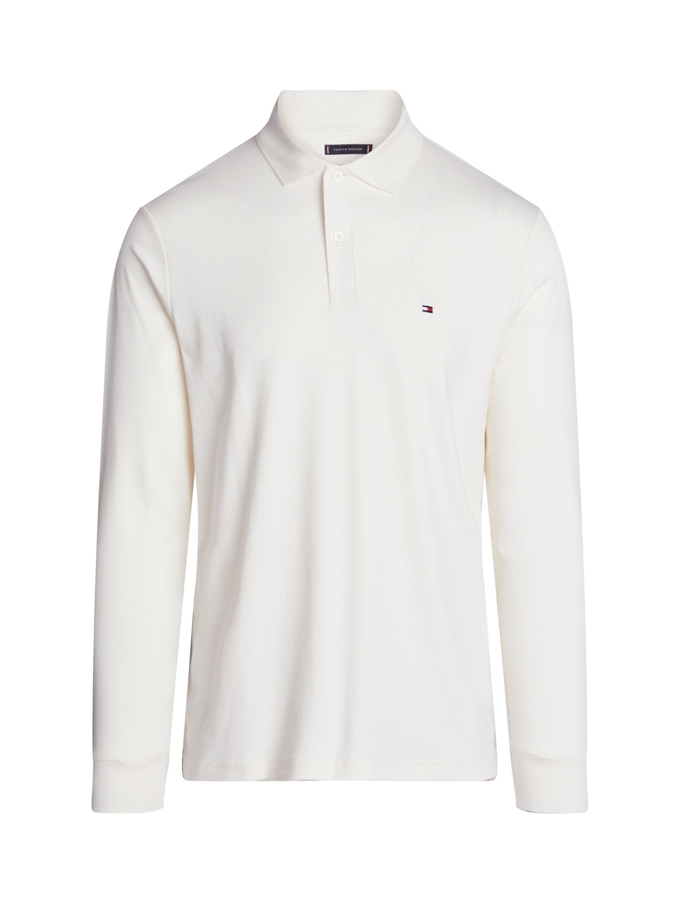 Product image 5 of 5, which shows Tommy Hilfiger Liquid Polo Shirt, Ivory Petal, M