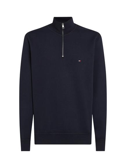 Tommy Hilfiger Essential Half Zip Neck Jumper, Desert Sky, Desert Sky
