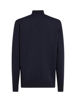 Tommy Hilfiger Essential Half Zip Neck Jumper, Desert Sky - view 2, Desert Sky