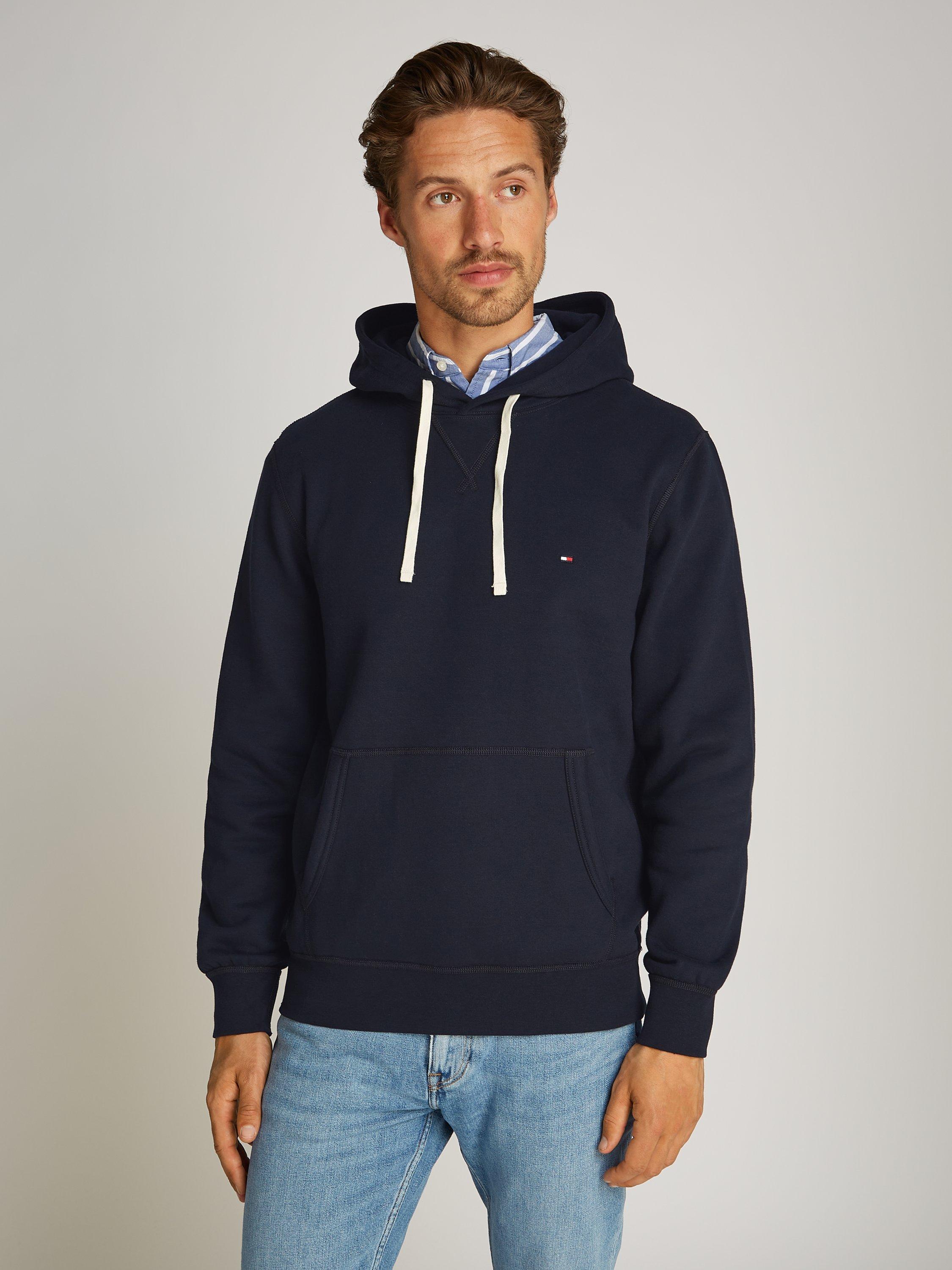 Product image 1 of 6, which shows Tommy Hilfiger Essential Fleece Hoodie, Desert Sky, L