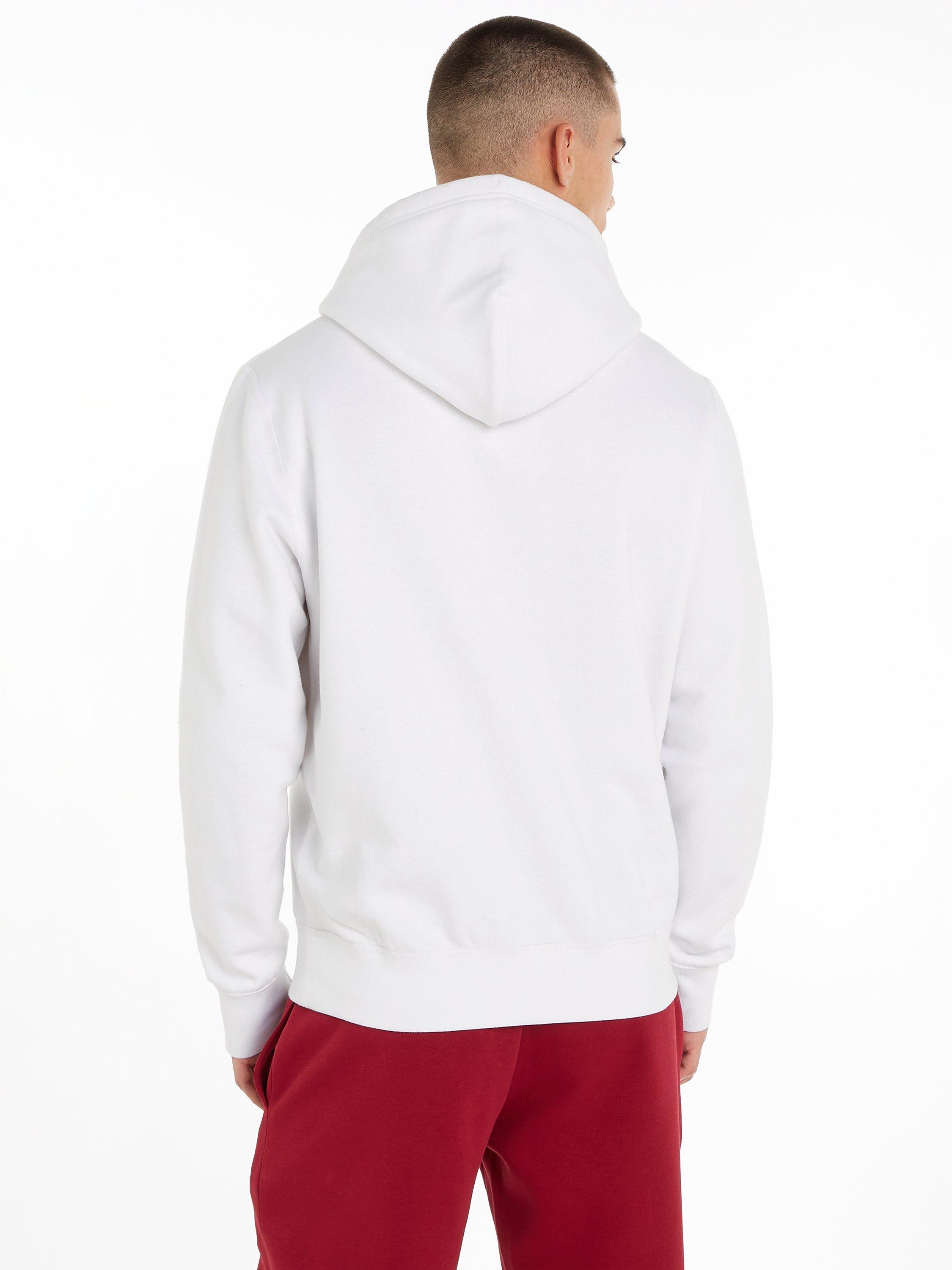 Product image 2 of 6, which shows Tommy Hilfiger Fleece Hoodie, White, L