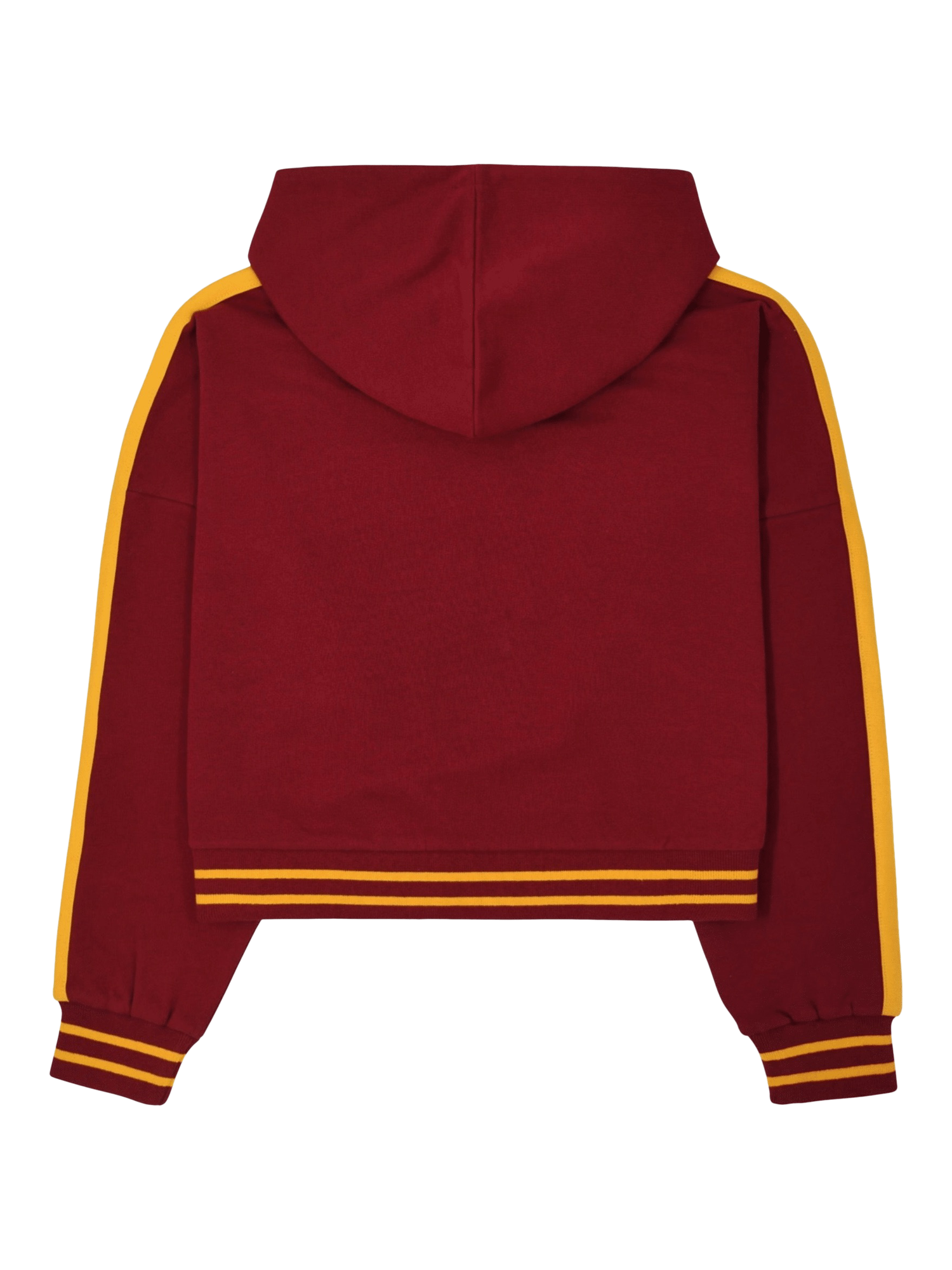 Product image 3 of 3, which shows Harry Potter Gryffindor Crop Hoodie, Red Burgundy, S