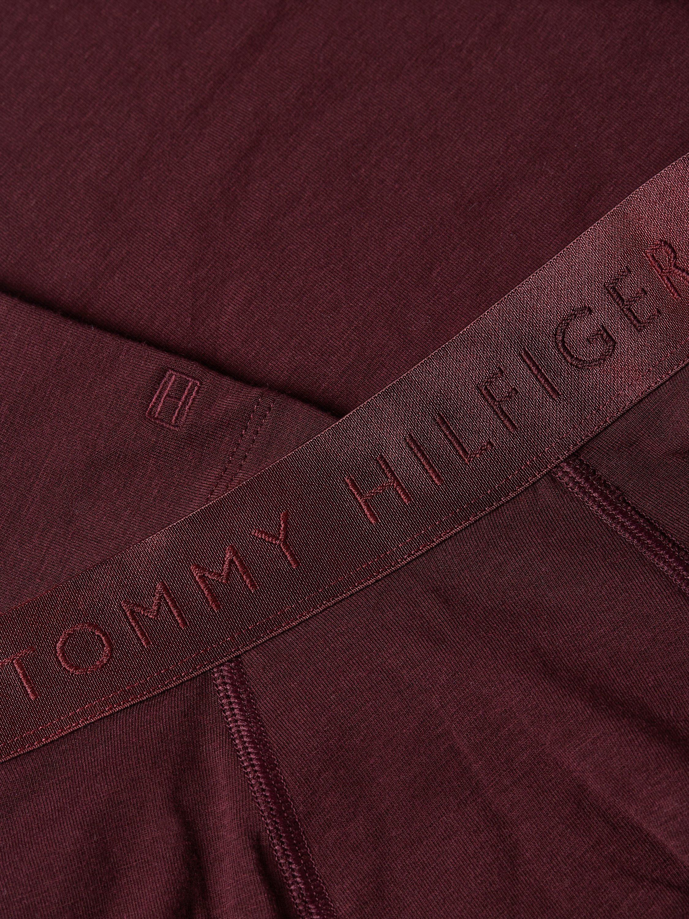 Product image 2 of 2, which shows Tommy Hilfiger Trunks & T-Shirt Underwear Set, Burgundy, L