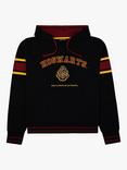 Fabric Flavours Harry Potter Hogwarts Cotton Hoodie, Black/Multi