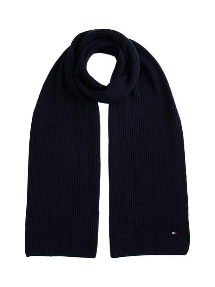Tommy Hilfiger TH Flag Pima Cotton Scarf, Space Blue