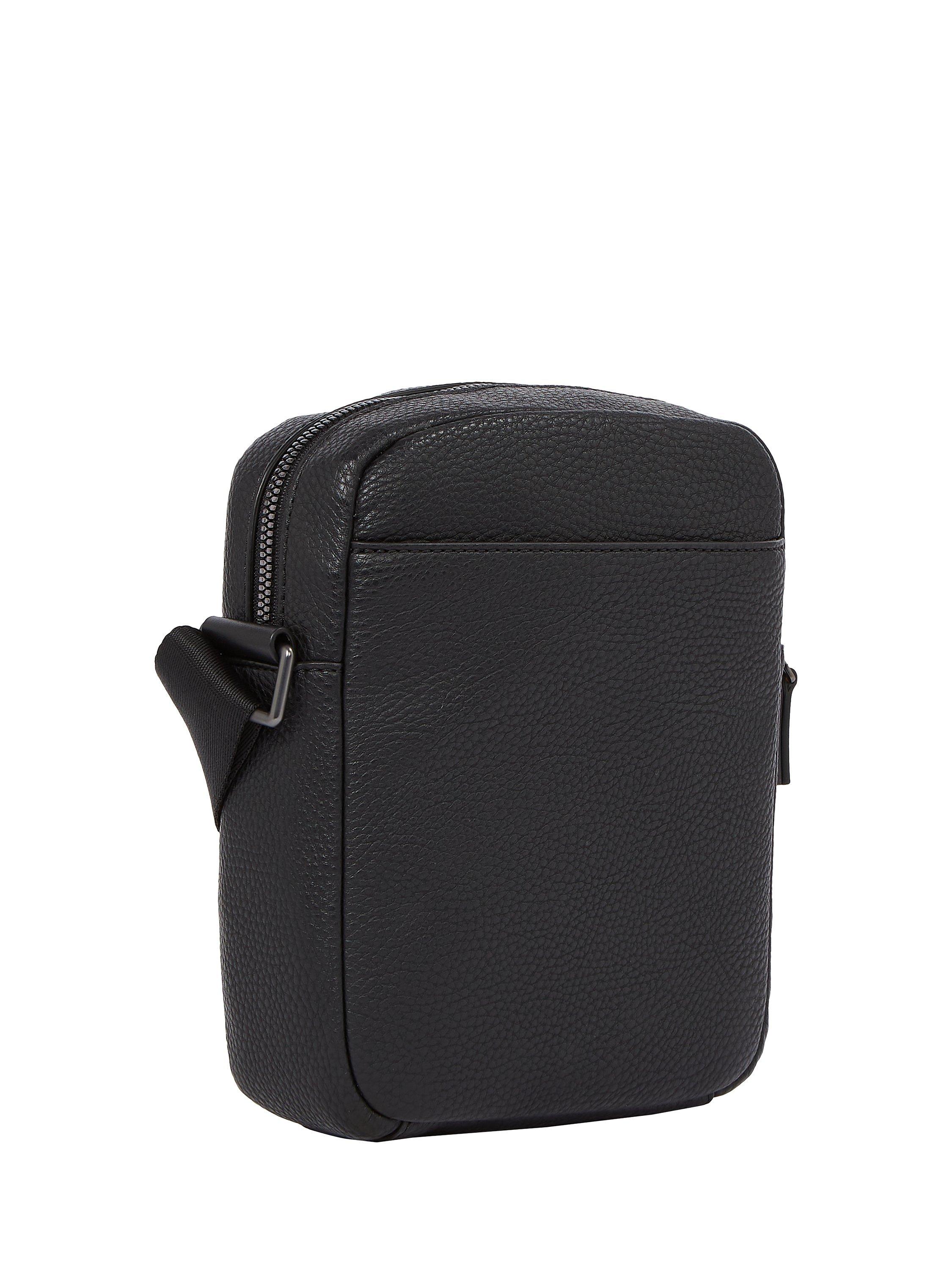Product image 2 of 5, which shows Tommy Hilfiger Business Mini Reporter Bag, Black