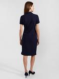 Hobbs Beck Wrap Dress, Navy